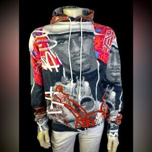 RARE!!! Limited Edition Posta Boys/Diplmats Collaboration Graffic L/S Hoodie Lg